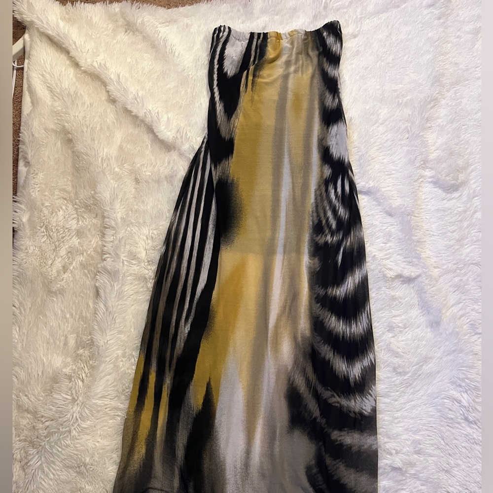 Zebra maxi dress